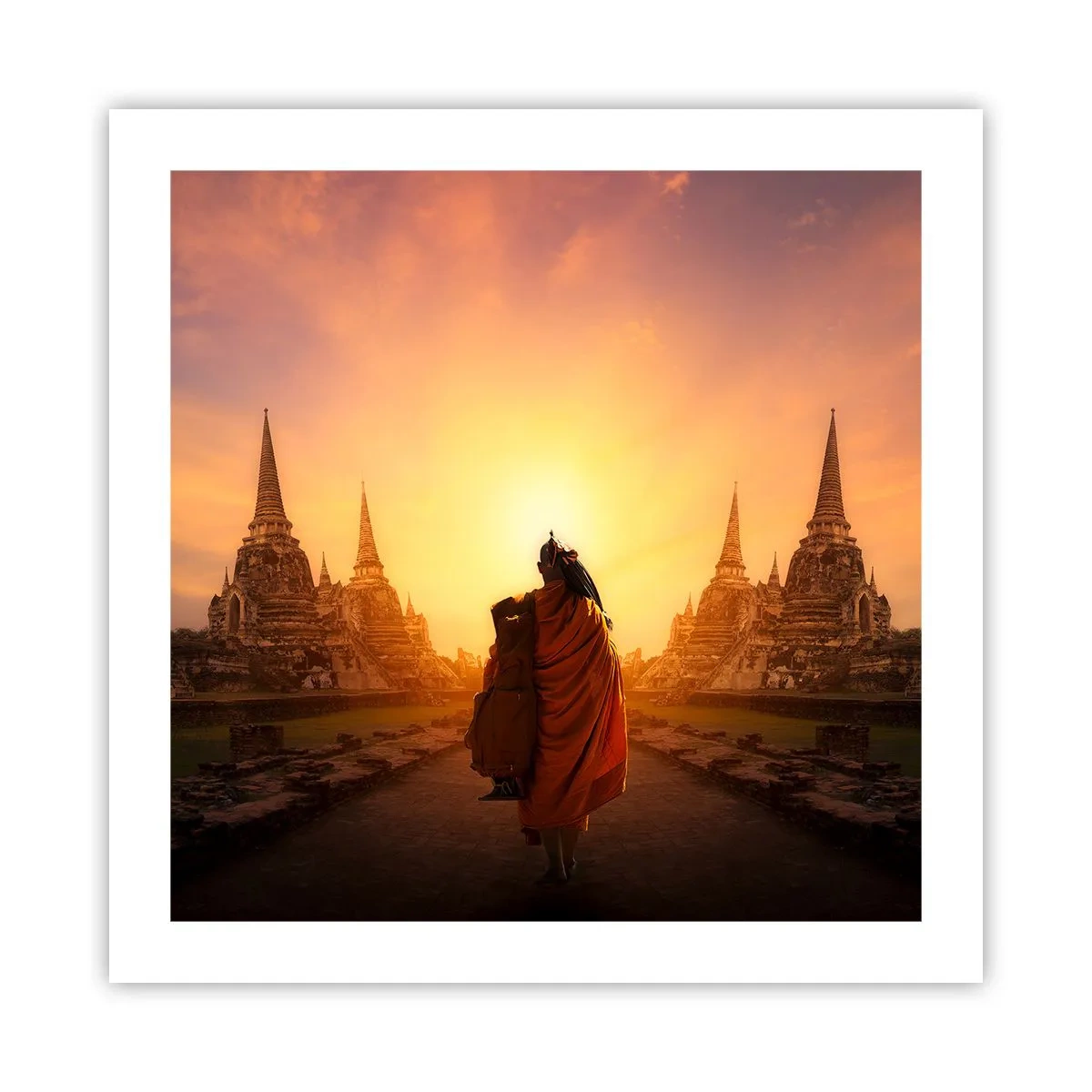 Poszter - Nyugalomban a végtelenségen át - 50x50 cm