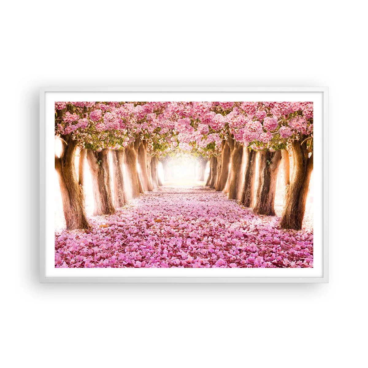 Poszter fekete keretben - Út a paradicsomba - 91x61 cm