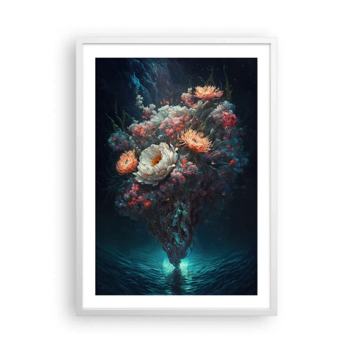 Poszter fekete keretben - Furcsa kert - 50x70 cm