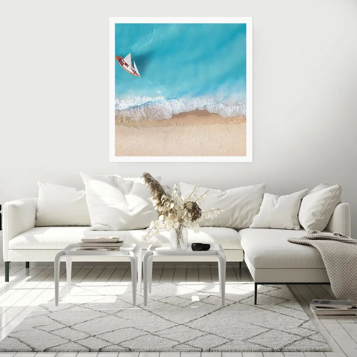 Poszter - A kék és az arany határán - 60x60 cm