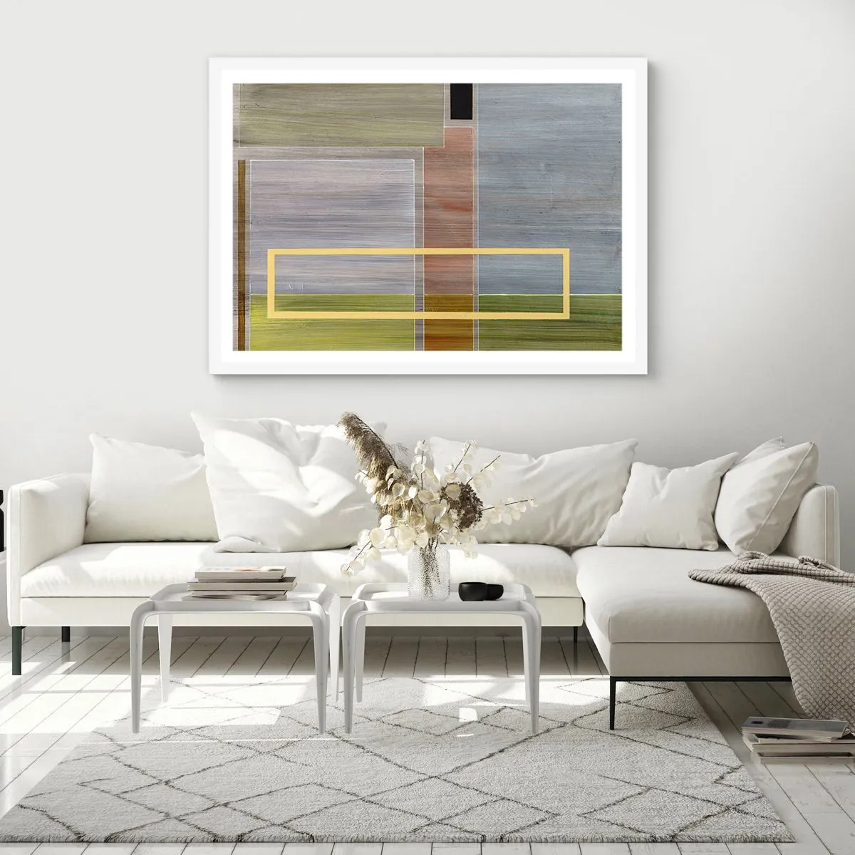 Poszter fekete keretben - Egyszerűen és nyugodtan - 70x50 cm