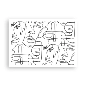 Poszter - Összegabalyodott érzelmekben - 100x70 cm