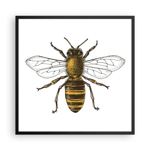 Poszter fehér keretben - Gyönyörű és jó - 60x60 cm