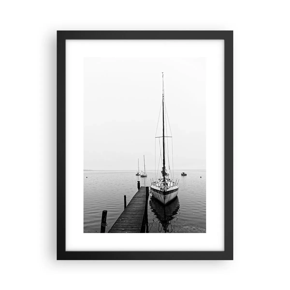 Poszter fehér keretben - Indulásra készen - 30x40 cm