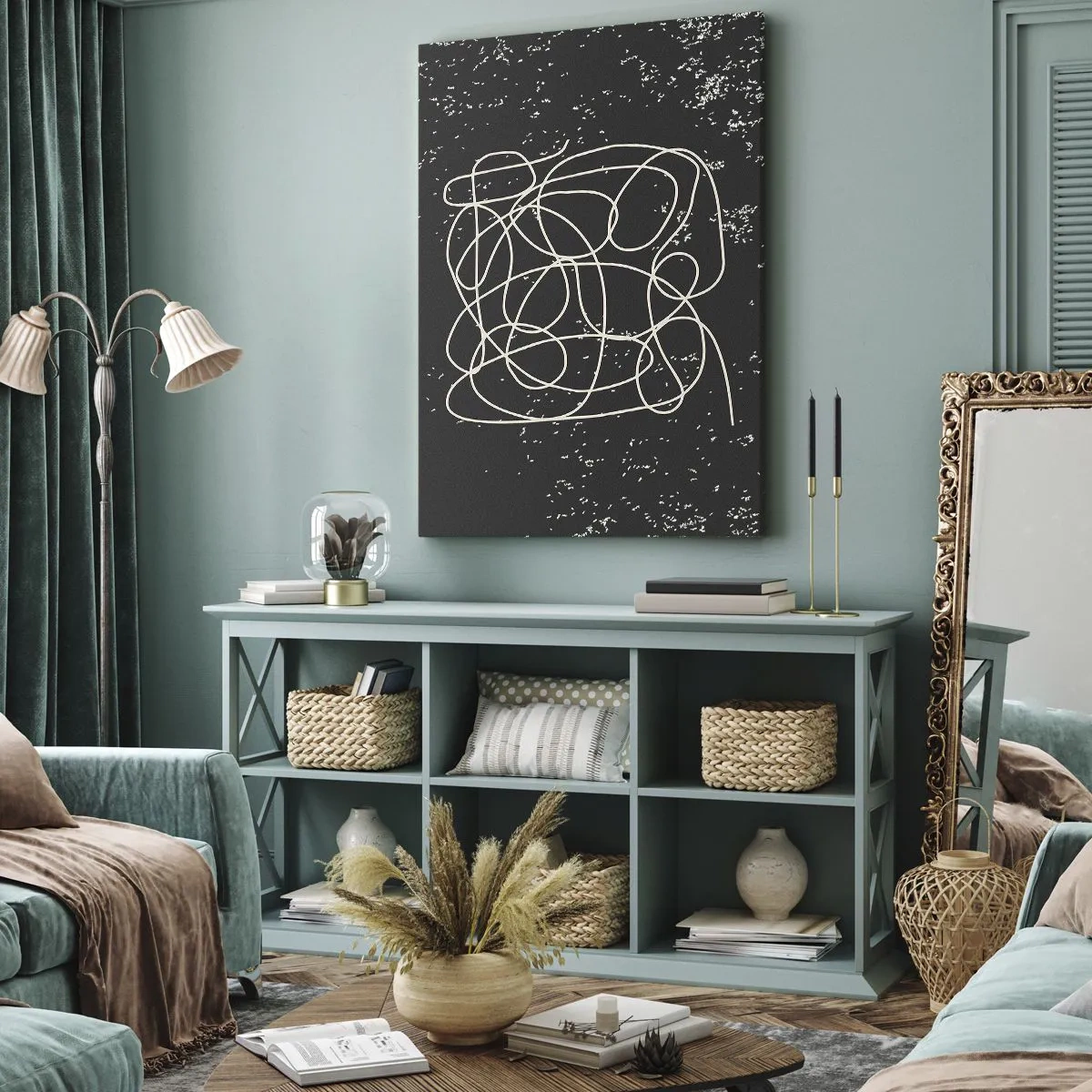 Vászonkép - Gondolatok elkalandozása - 55x100 cm