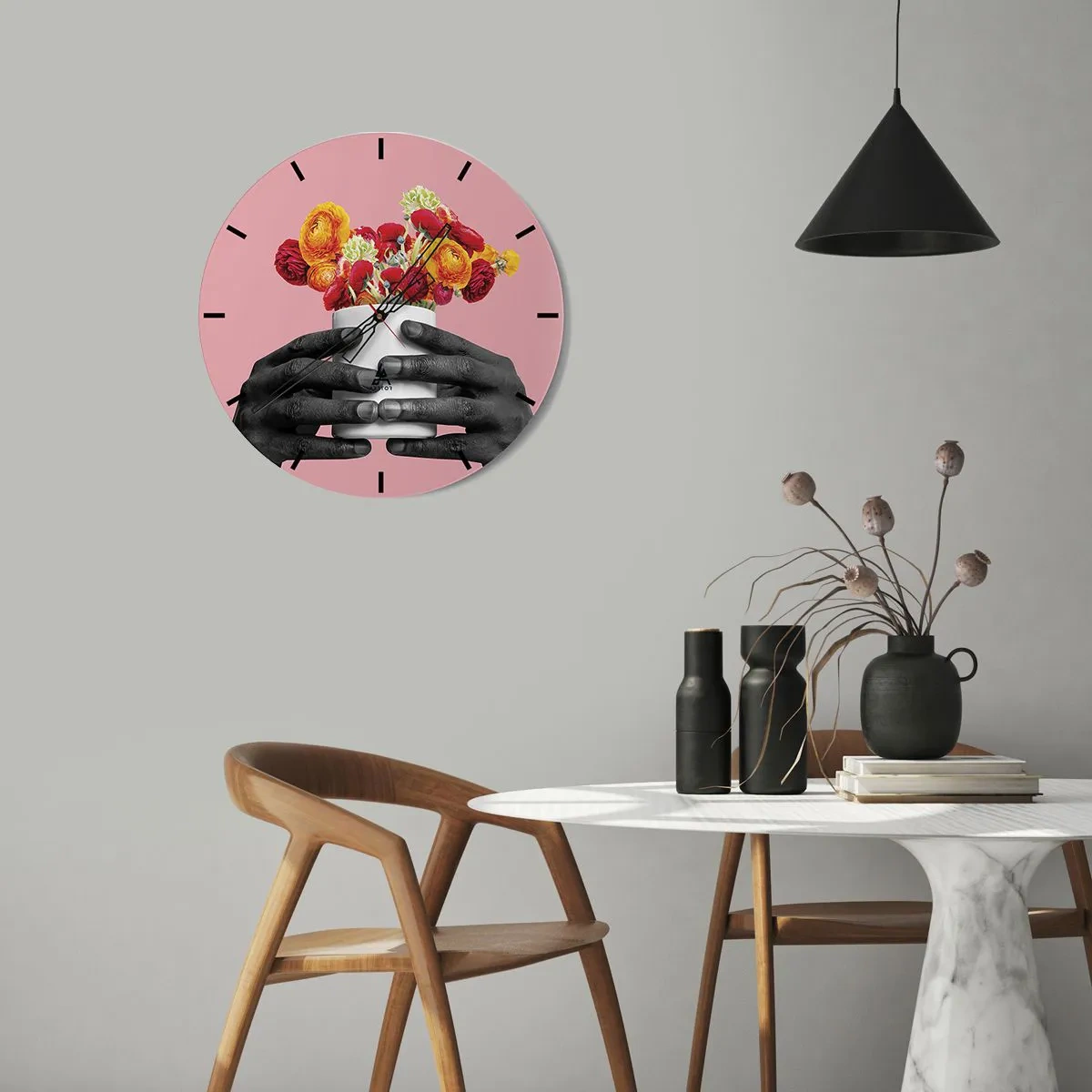 Falióra, Óra - Az élet apoteózisa - 30x30 cm