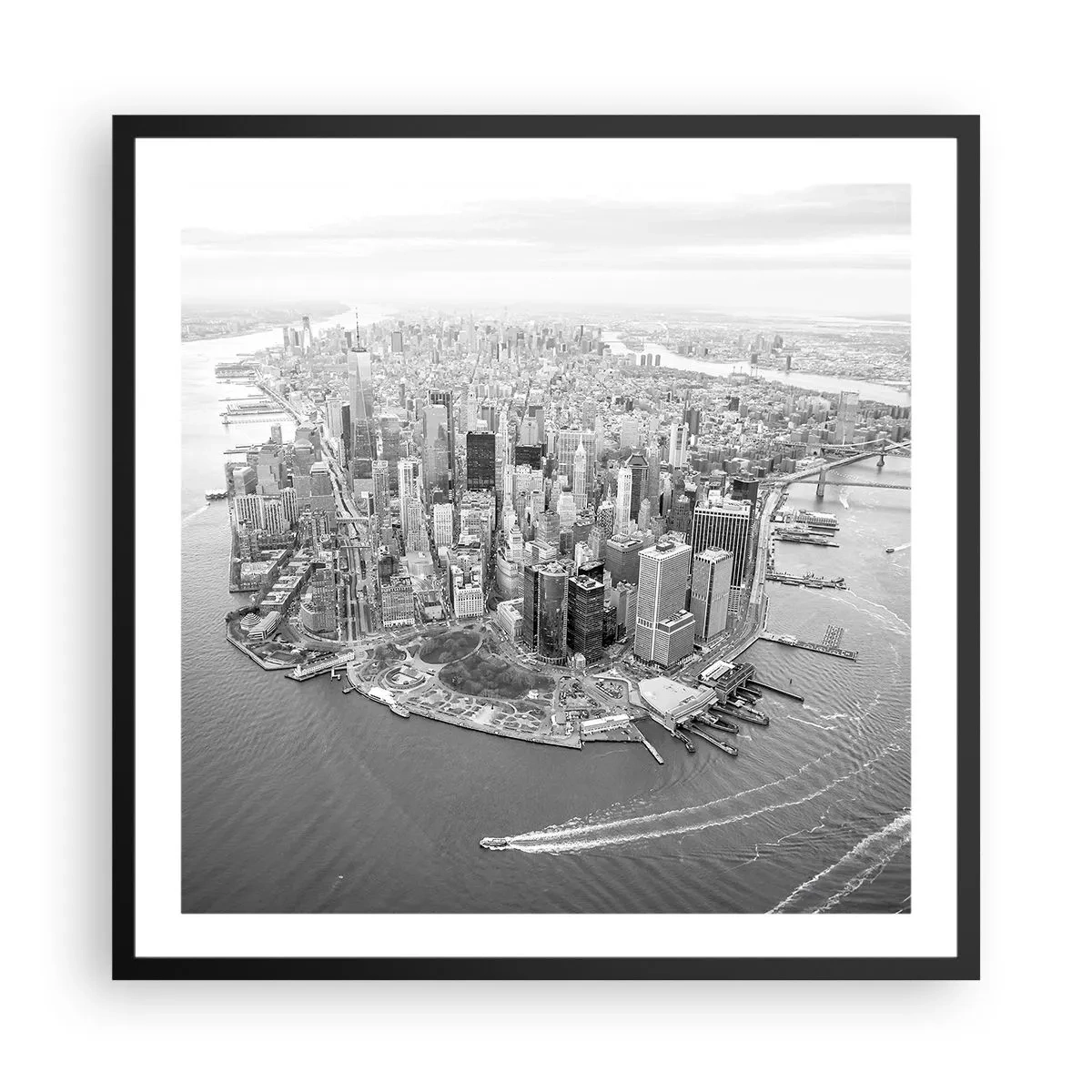 Poszter fehér keretben - Hogy ne szeretném? - 60x60 cm