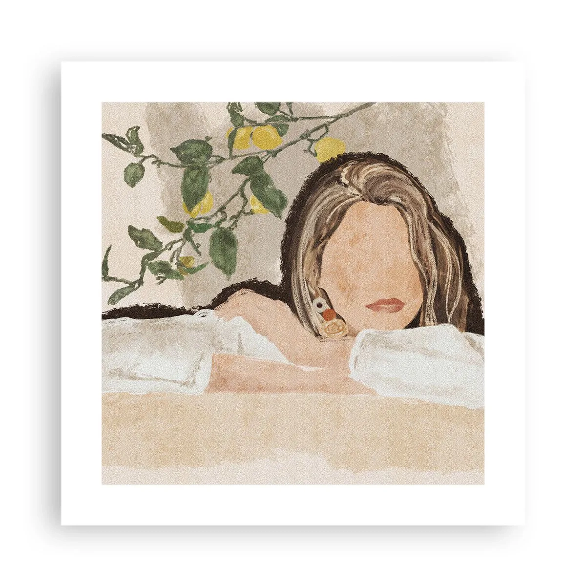 Poszter - Déli szépség - 40x40 cm