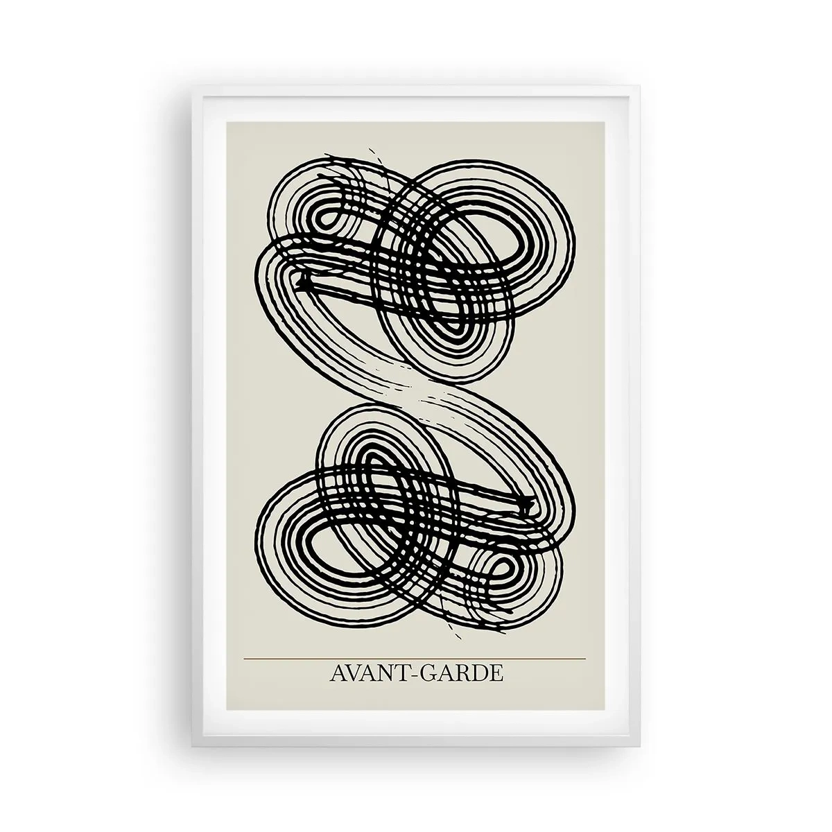 Poszter fekete keretben - Spontán jött ki - 61x91 cm