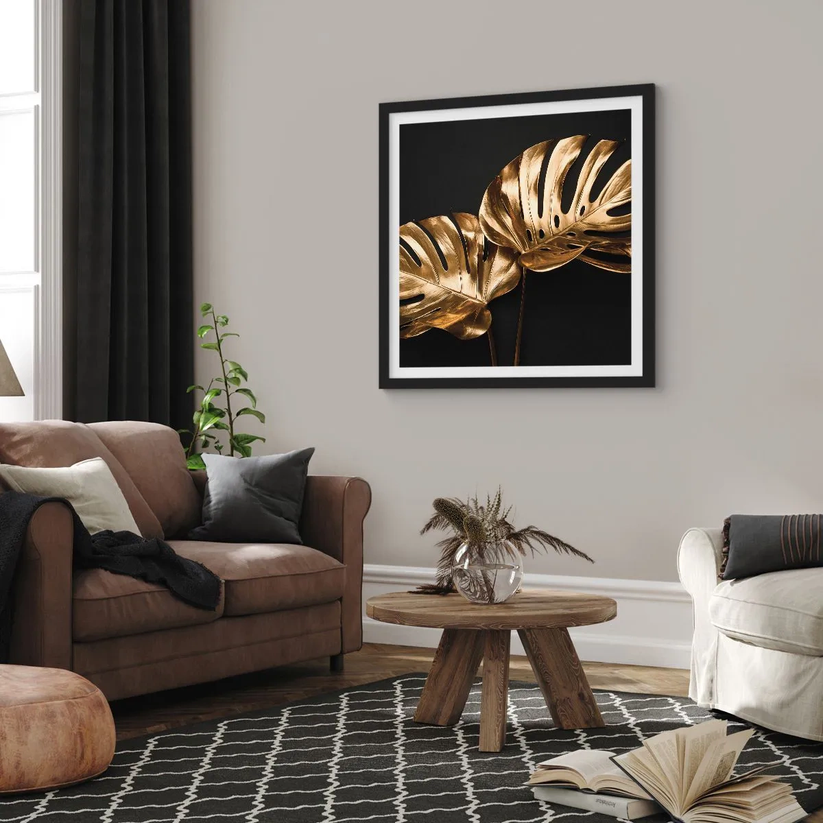 Poszter fehér keretben - A természet kincsei - 50x50 cm