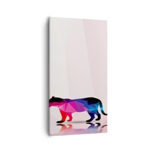 Vászonkép - Gyémánt párduc - 55x100 cm