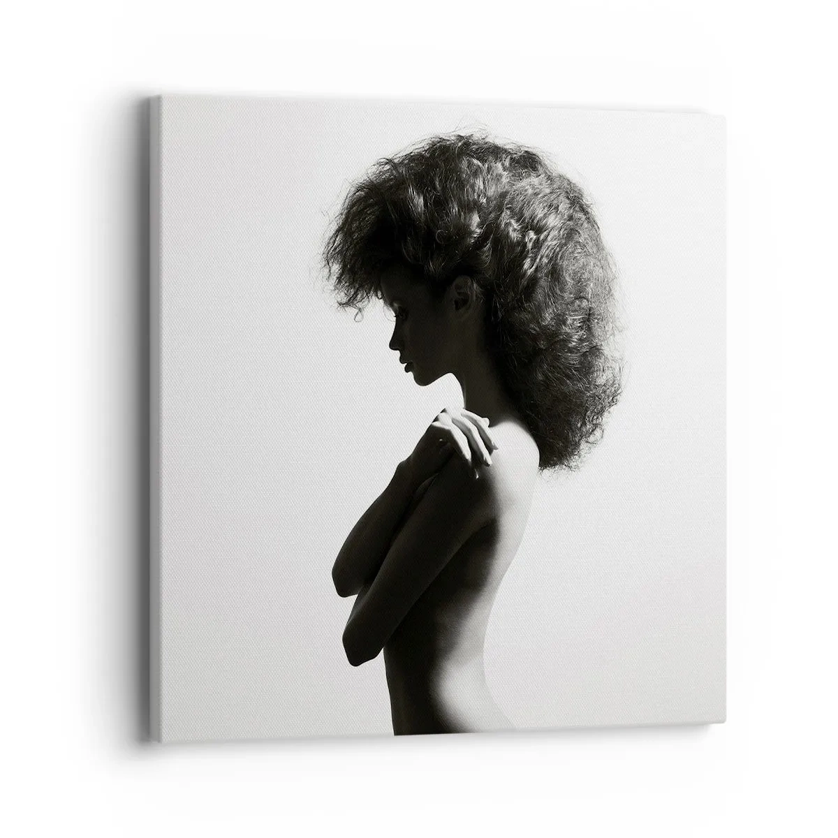 Vászonkép - Mint virág a karcsú száron - 40x40 cm