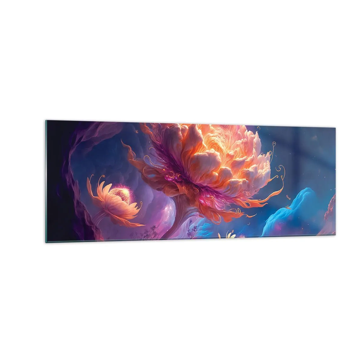 Üveg kép - Egy másik világ - 140x50 cm