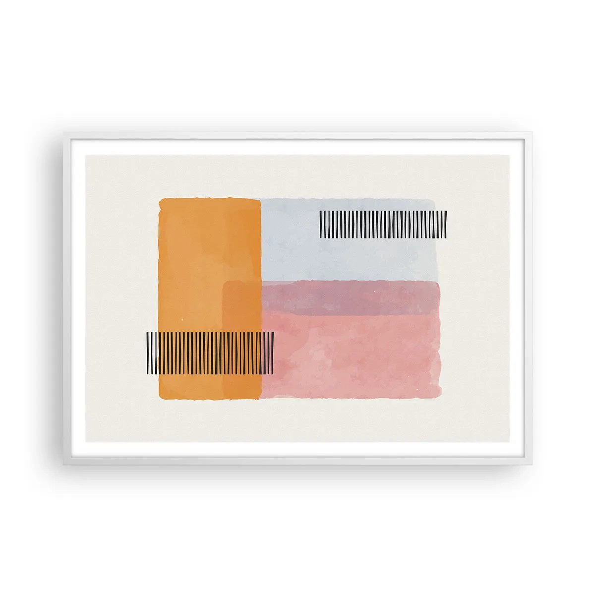 Poszter fekete keretben - Saroktól sarokig - 100x70 cm