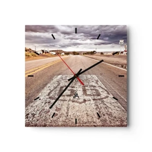 Falióra, Óra - Mother Road – amerikai legenda - 30x30 cm