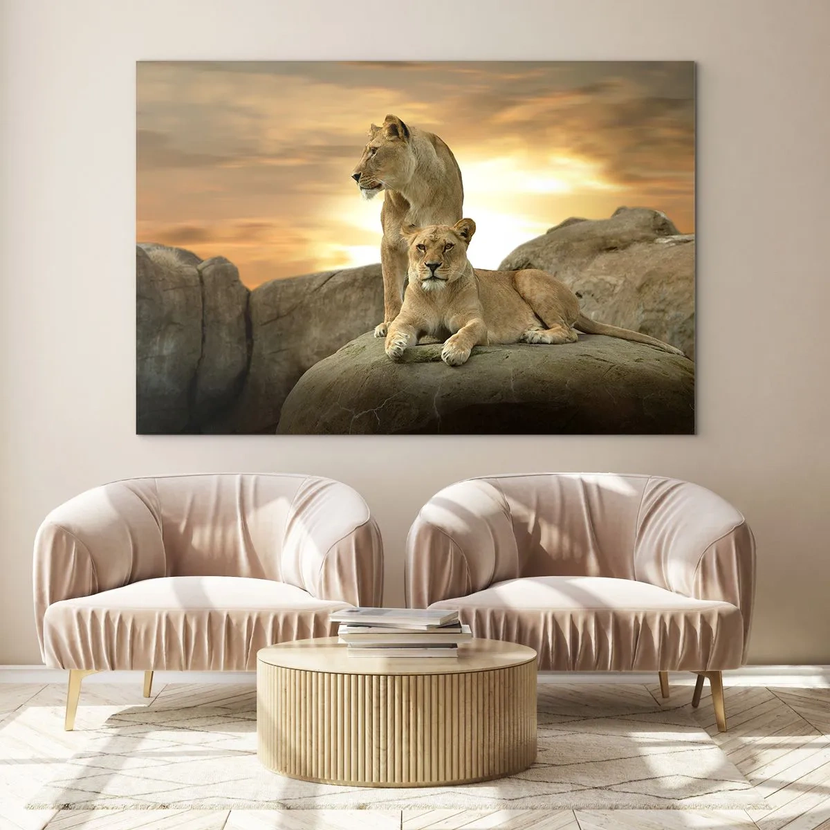 Üveg kép - Királyi felség - 100x70 cm