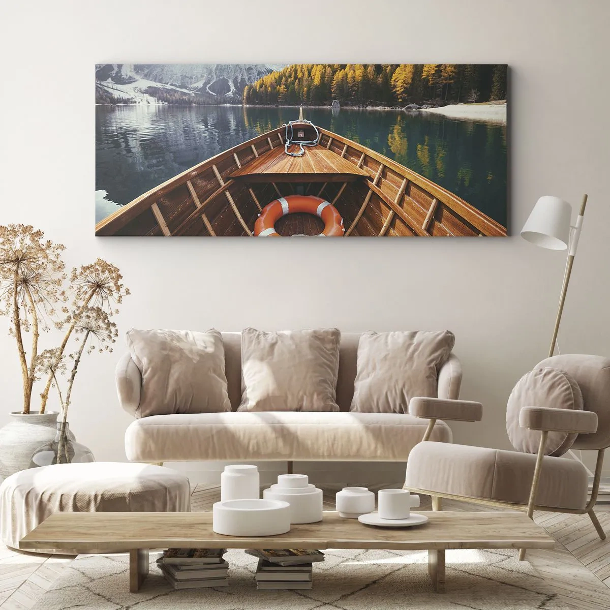 Vászonkép - Hegyi kirándulás - 90x30 cm