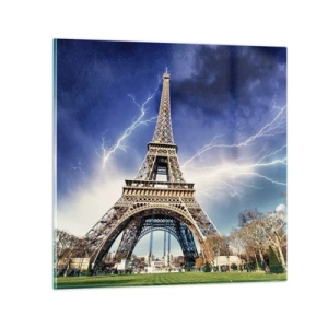 Üveg kép - A viharok uralkodója - 50x50 cm