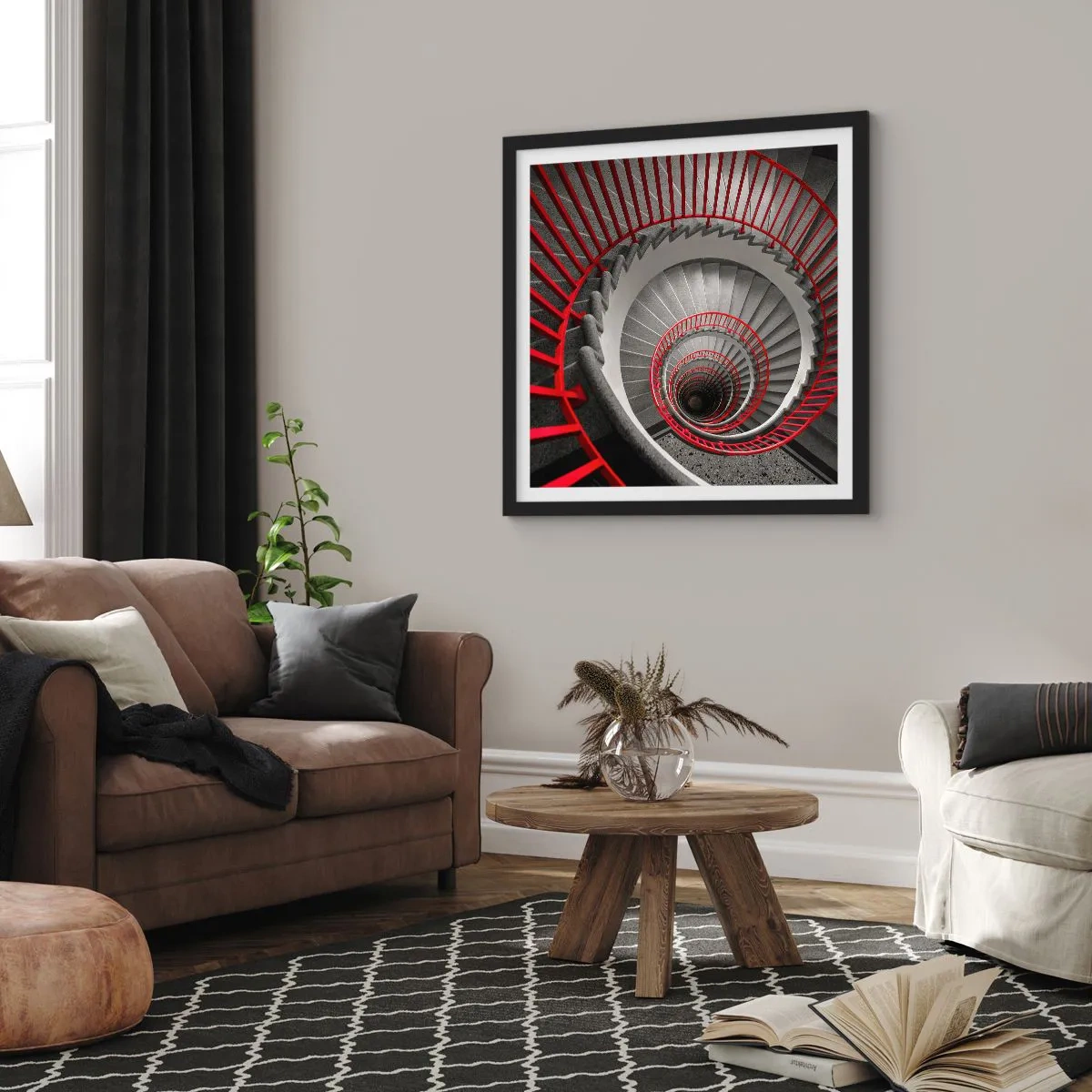 Poszter fehér keretben - Építészeti játékok - 60x60 cm