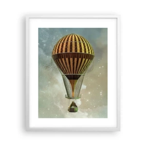 Poszter fekete keretben - Úttörő járatok - 40x50 cm