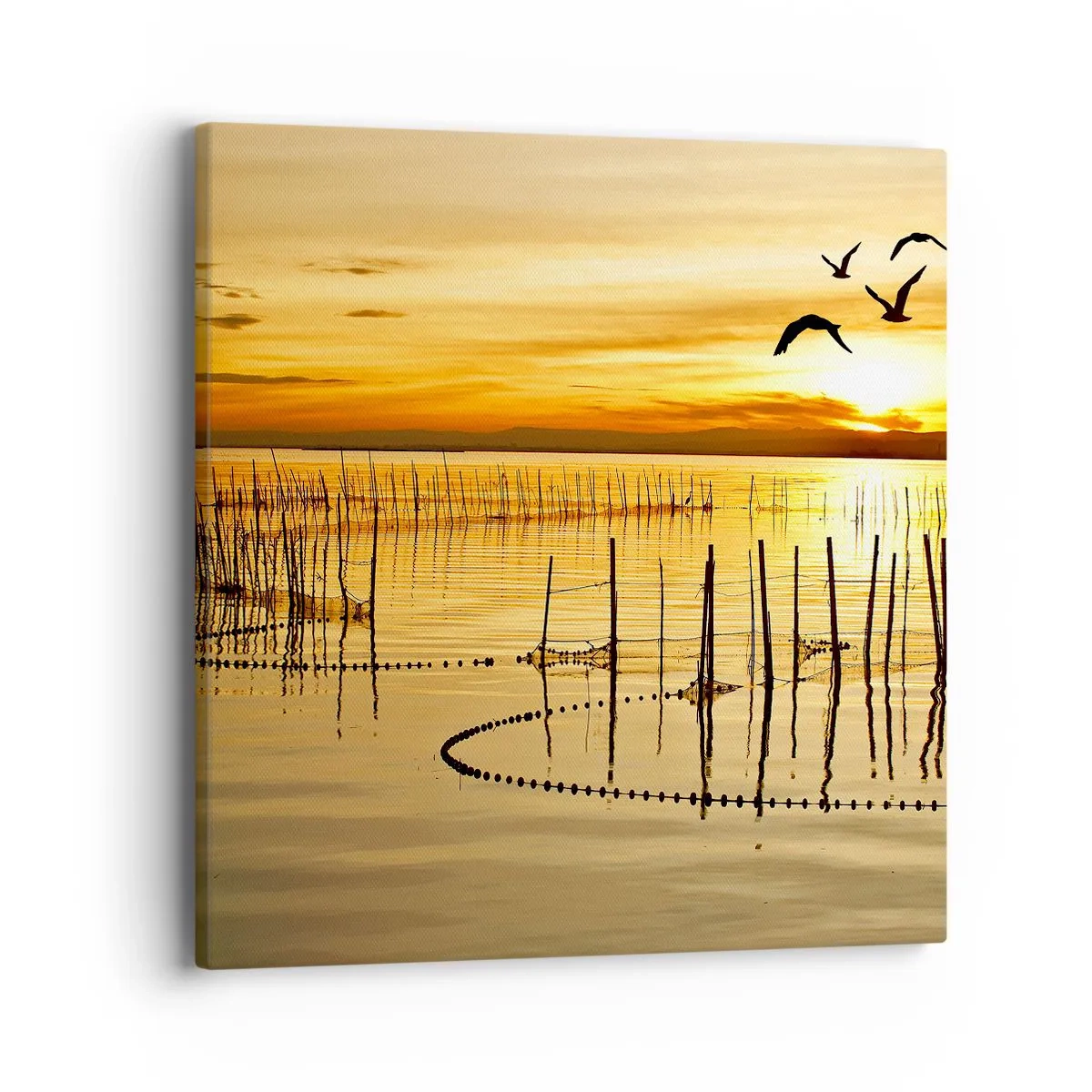 Vászonkép - A halászaton - 40x40 cm