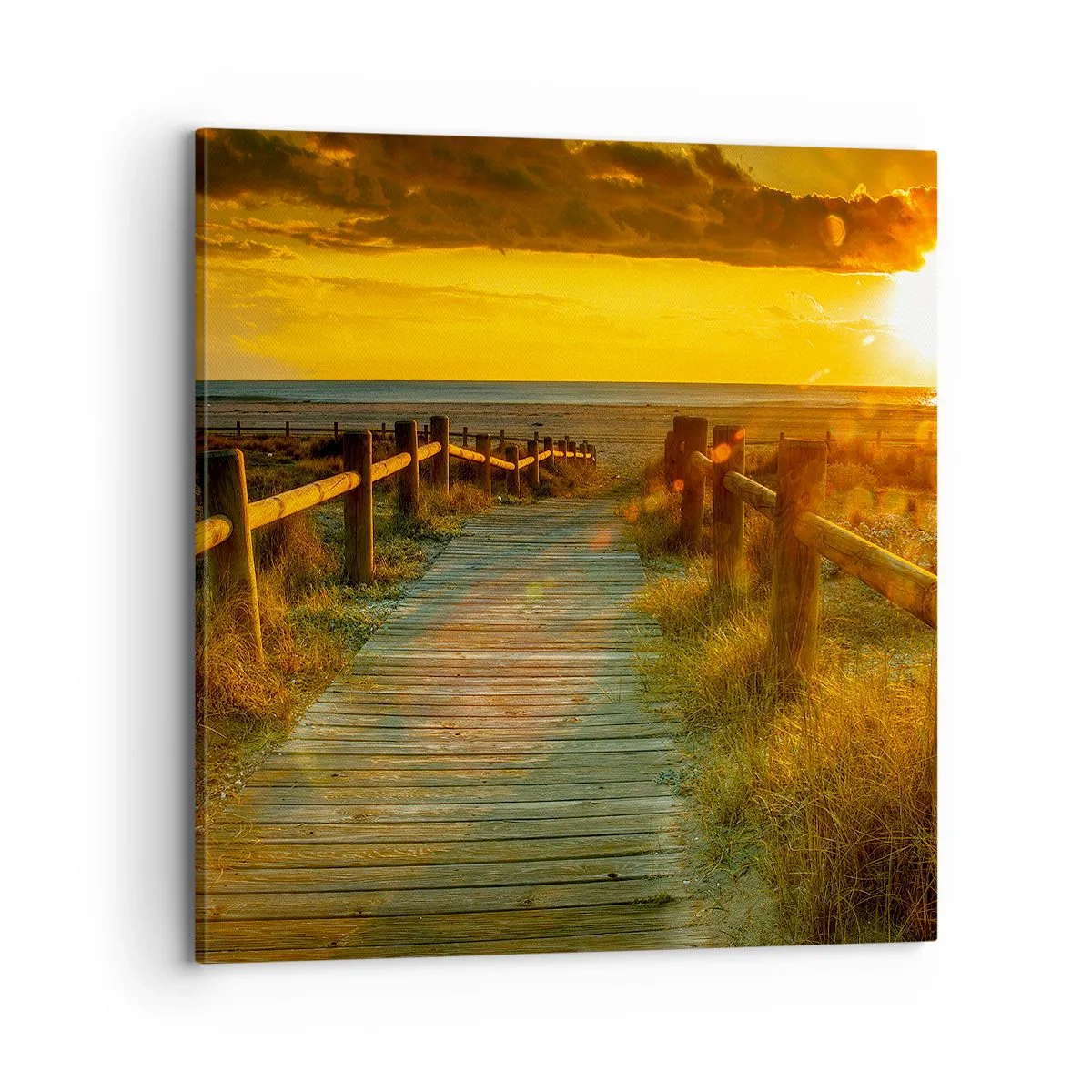 Vászonkép - Régi aranyban fürdetve - 70x70 cm