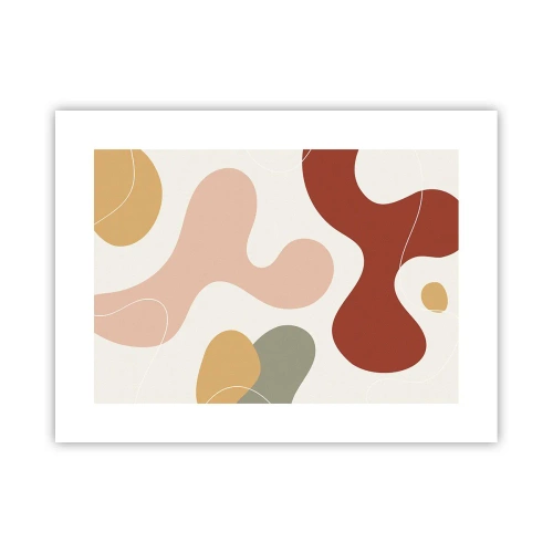 Poszter - Pöttyök vagy hullámok? - 40x30 cm