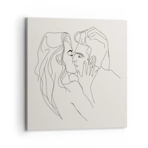 Vászonkép - Összegabalyodva az érzésben - 70x70 cm