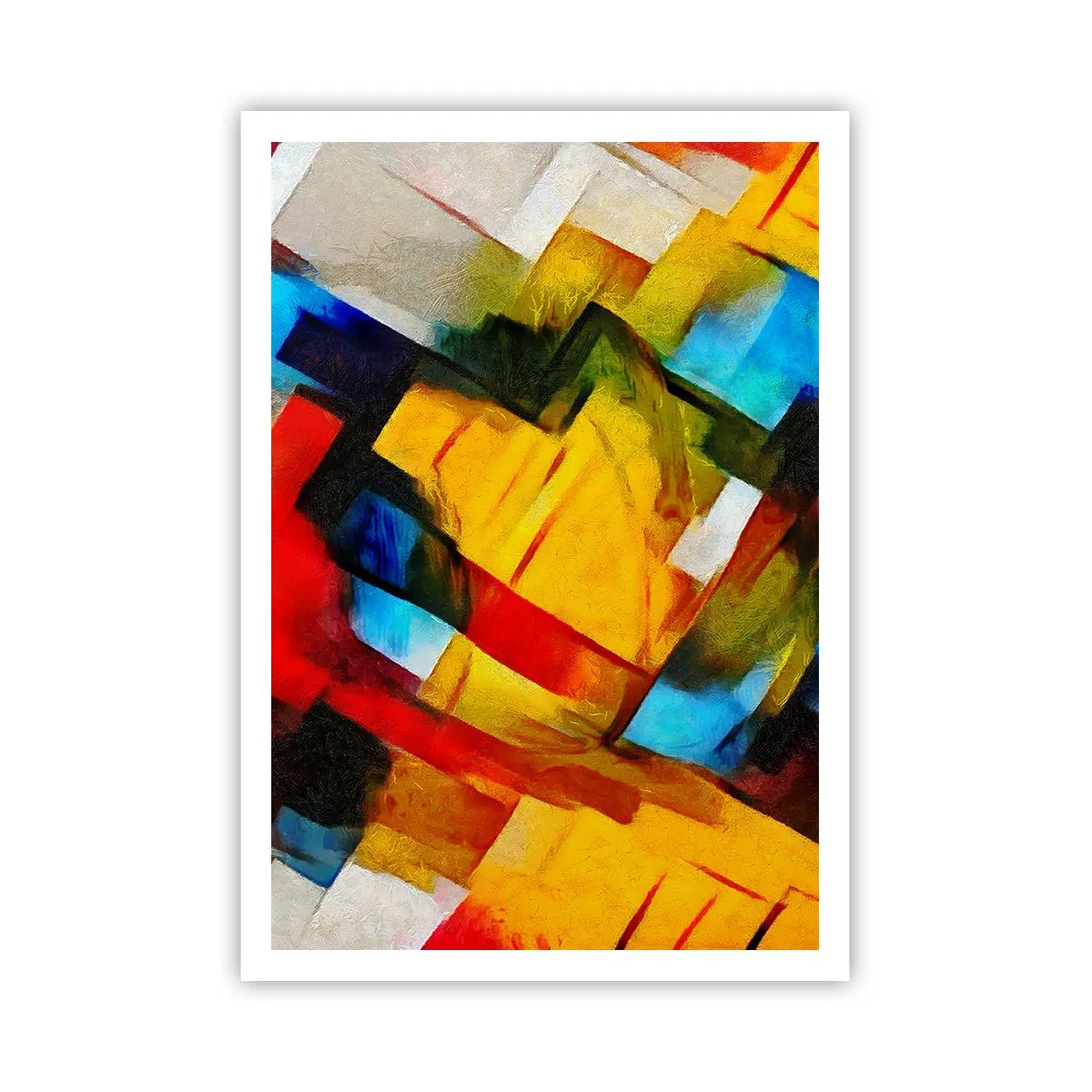 Poszter - Többszínű réteges - 70x100 cm