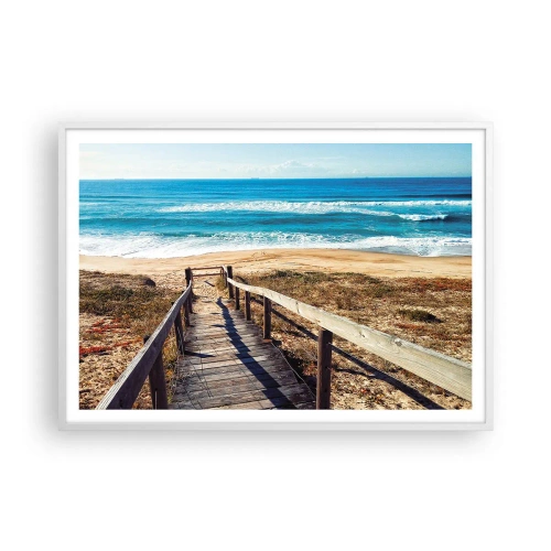 Poszter fekete keretben - Fuss! - 100x70 cm