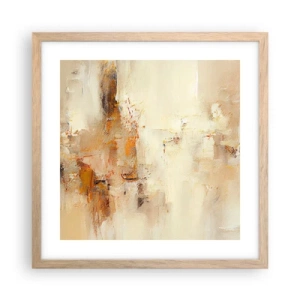 Poszter világos tölgy keretben - A borostyán lelke - 40x40 cm