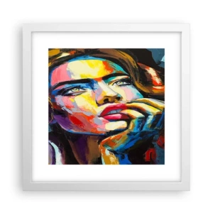 Poszter fekete keretben - Az álmok úgy repülnek az égen, mint a madarak - 30x30 cm