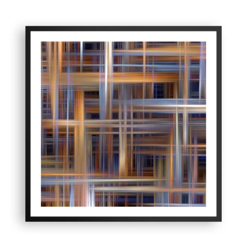 Poszter fehér keretben - Fényből szőtt - 60x60 cm