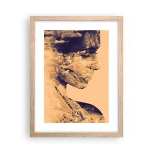 Poszter világos tölgy keretben - Természetes szépség - 30x40 cm