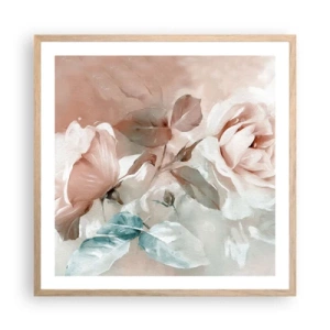Poszter világos tölgy keretben - A romantika szelleme - 60x60 cm