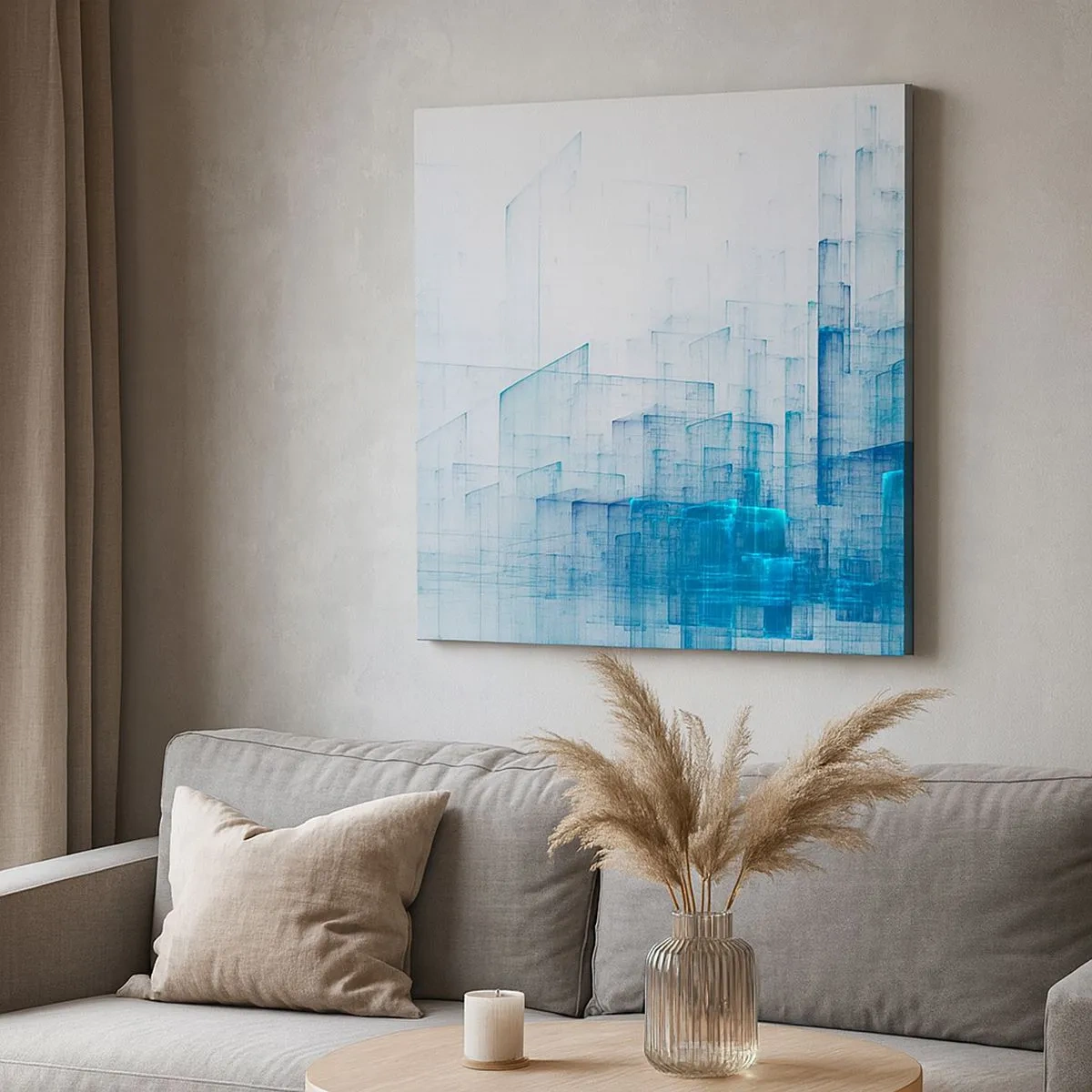 Vászonkép - Hogyan lett az űr - 30x30 cm