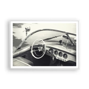 Poszter fekete keretben - Időjárás a gazdagoknak - 100x70 cm