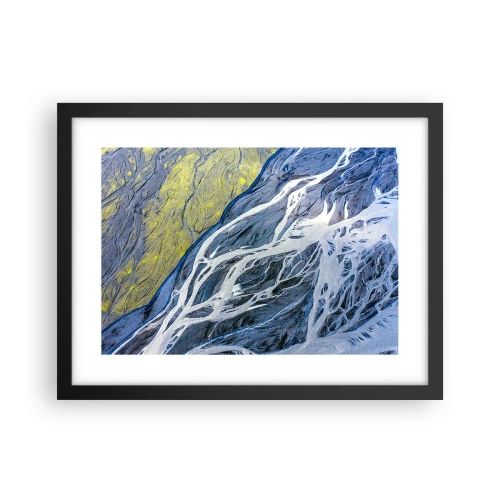 Poszter fehér keretben - A természet barlangrajzai - 40x30 cm