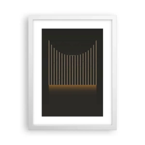 Poszter fekete keretben - Fedezze fel a sötétséget - 30x40 cm