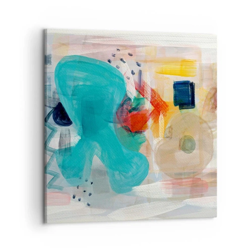 Vászonkép - Színes játék - 50x50 cm