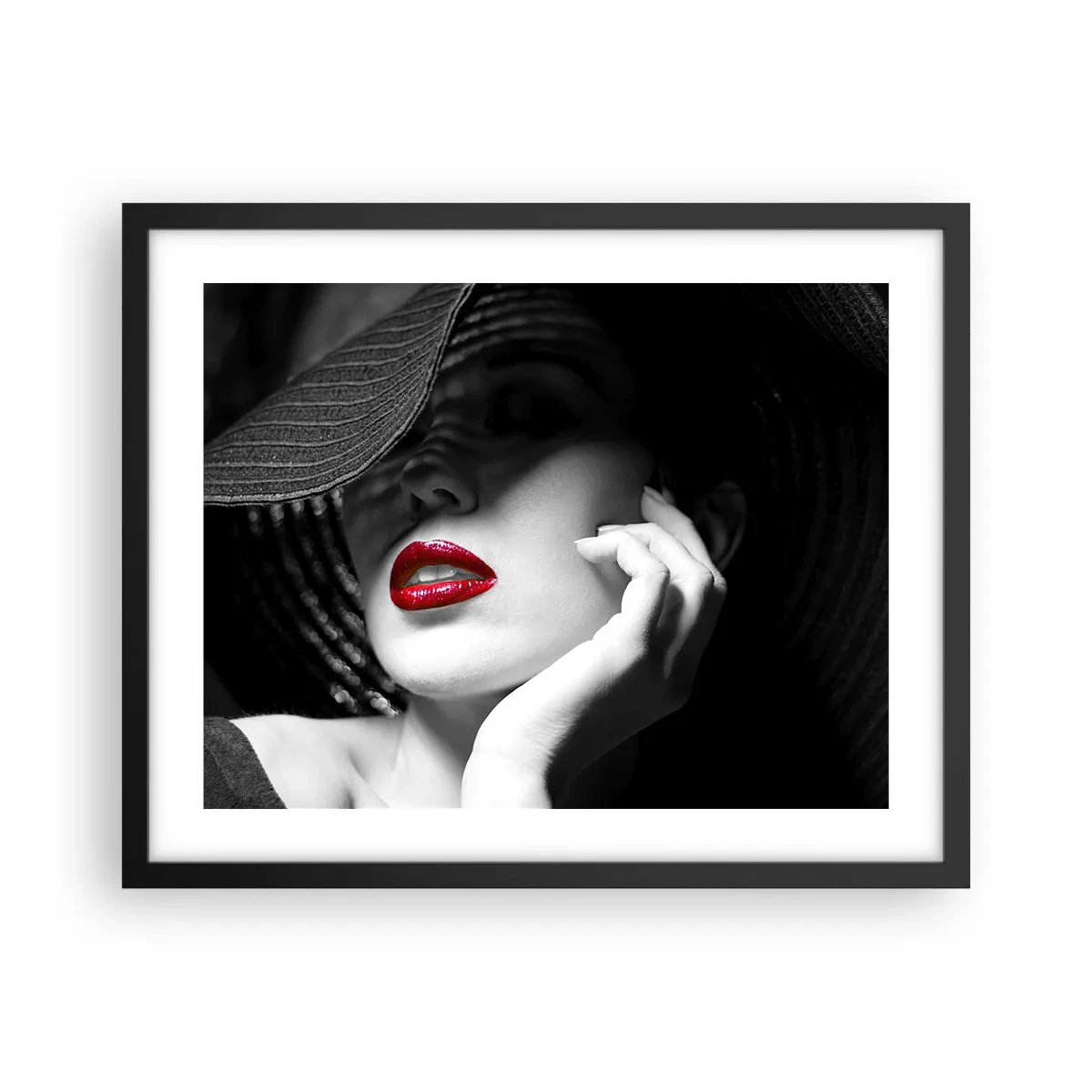 Poszter fehér keretben - Egy tanulmány Scarletben - 50x40 cm