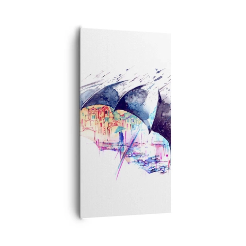 Vászonkép - Sétálj az esőben - 65x120 cm