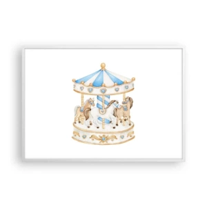 Poszter fekete keretben - Édes gyermekkor - 100x70 cm