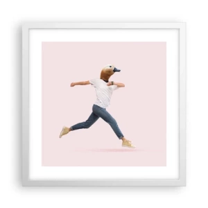 Poszter fekete keretben - Egy csipetnyi abszurditás - 40x40 cm