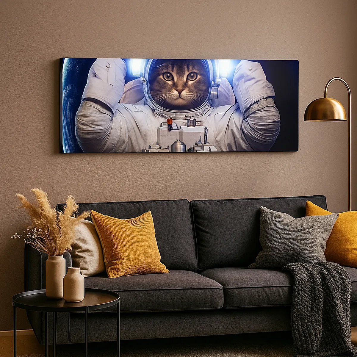 Vászonkép - Houston, baj van - 30x30 cm