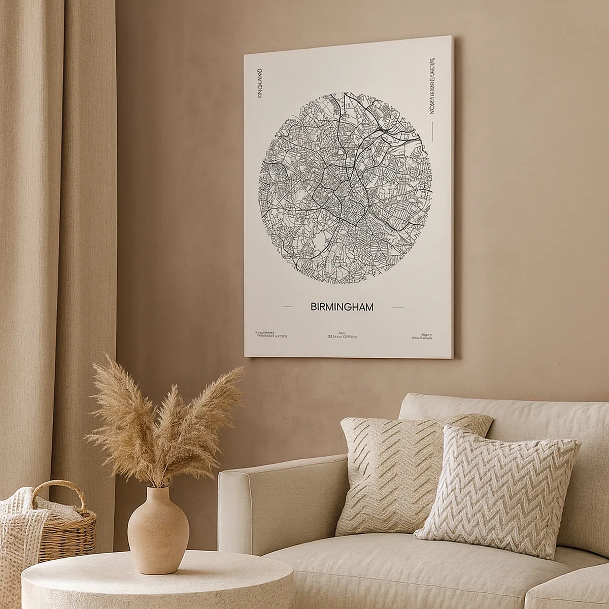 Vászonkép - Birmingham anatómiája - 50x70 cm