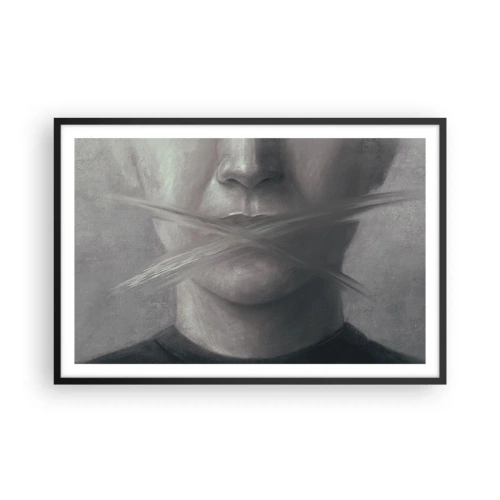 Poszter fehér keretben - Szó nélkül - 91x61 cm