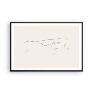 Poszter fehér keretben - A vágy alakja - 91x61 cm