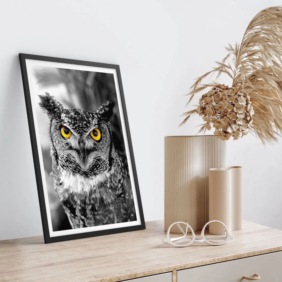 Poszter fehér keretben - Semmi sem fog elbújni - 70x100 cm