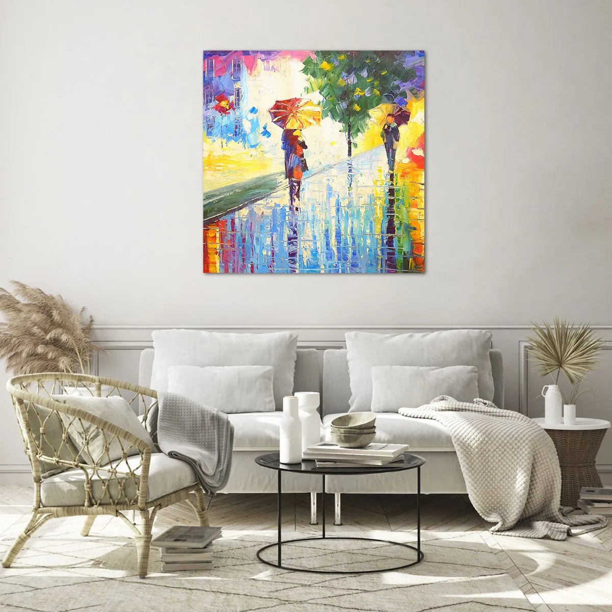 Üveg kép - És minden világos - 50x50 cm